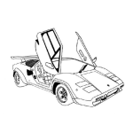 Dibujo para colorear Lamborghini Diablo Dibujo De Carro Lamborgini Para Pintar Y Colorear Lamboryini Lamborllini Con Puertas Levadizas