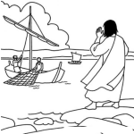 Dibujo para colorear Pescadores De Hombres Dibujo De JESUS Y Los Pescadores Para Pintar Y Colorear