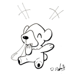 Dibujo para colorear Gripe Con Mocos Dibujo De Oso Con Mocos Para Pintar Y Colorear Osito Moquiento