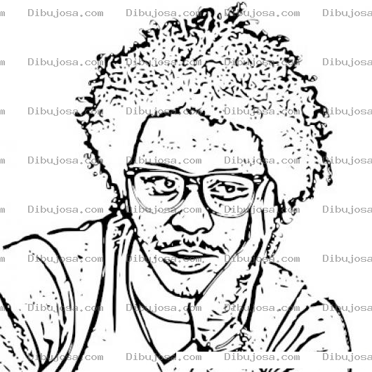 Dibujo para colorear Colorear kalimba
