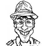 Dibujo para colorear Viejo Scout Para Pintar Y Colorear Viejito Explorador
