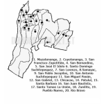 Dibujo para colorear Colorear Mapa del departamento de Suchitepequez, Lamina del Departamento de Suchitepequez Guatemala