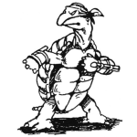 Dibujo para colorear Dibujo De Tortuga Ninja Original Para Pintar Y Colorear