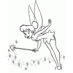 Dibujo para colorear Tinkerbell Dibujo De Tinker Bell Para Pintar Y Colorear A Tikelbel Tincklebell Tinquelbel Tinquevel