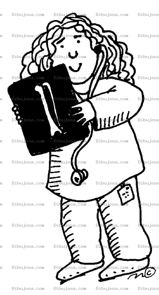 Dibujo para colorear Radiologa Dibujo De Traumatologa Con Una Placa De Rayos X Para Pintar Y Colorear