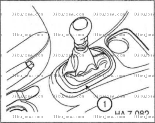 Dibujo para colorear Dibujo De Una Palanca De Velocidades Para Pintar Y Colorear Carro Mecanico Estandard