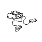 Dibujo para colorear Snes Dibujo De Super Nintendo Con Dos Controles Para Pintar Y Colorear