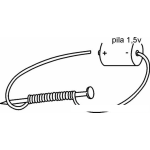 Dibujo para colorear Como Hacer Un Iman Con Una Bateria Un Clavo Y Un Alambre Dibujo De Un Electroiman Para Pintar Y Colorear