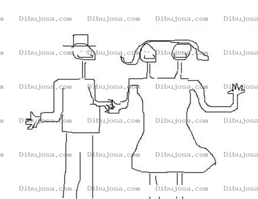 Dibujo para colorear Hermanas Siamesas De Dos Cabezas Para Pintar Y Colorear