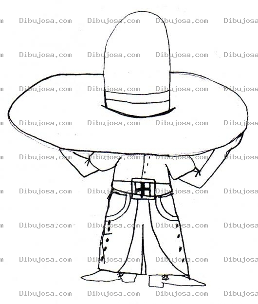 Dibujo para colorear El Sombreron De Guatemala Para Colorear