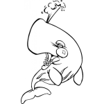 Dibujo para colorear Colorear Ballena De Jonas