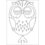 Dibujo para colorear Buho para colorear