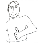 Dibujo para colorear Chavo Buena Onda Para Colorear