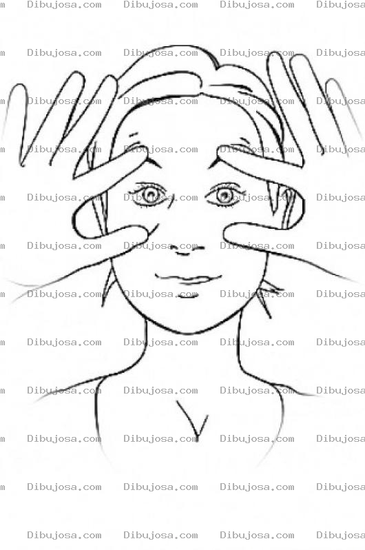 Dibujo para colorear Ojos Bien Abiertos Para Colorear