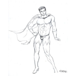 Dibujo para colorear Colorear A Superman En Calzoneta Y Sin Camisa