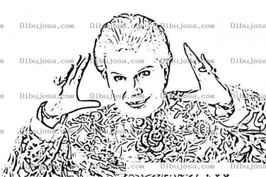 Dibujo para colorear Colorea A Walter Mercado Dibujo De Waltermercado Para Pintar Y Colorear