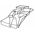 Dibujo para colorear Colorear Trocitos De Madera