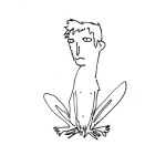 Dibujo para colorear Colorear Hombre Rana