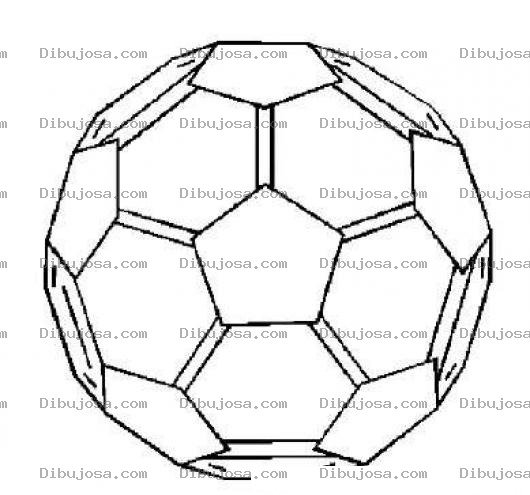 Dibujo para colorear Colorear Pelota De Futbol