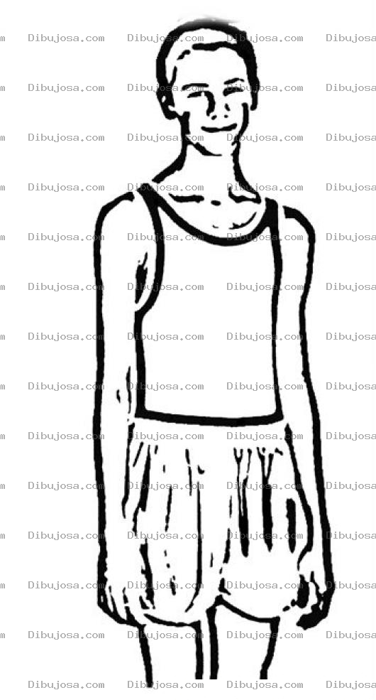Dibujo para colorear Colorear Negrito Delgado Parecido A Obama