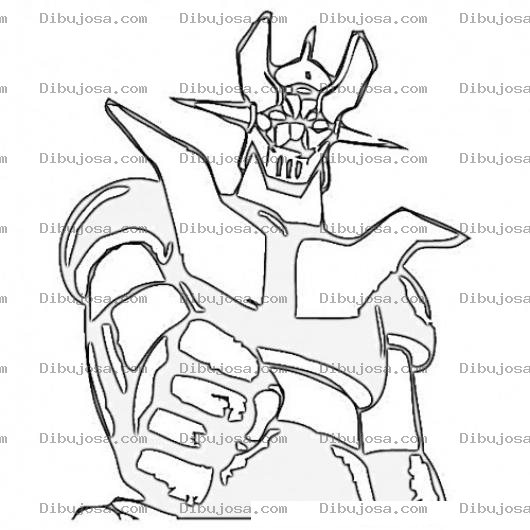 Dibujo para colorear Mazingerz Dibujo De Mazinger Z Para Pintar Y Colorear