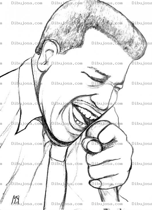 Dibujo para colorear Dibujo De Otis Redding Para Colorear