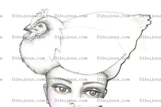 Dibujo para colorear Colorear Sombrero De Gallina