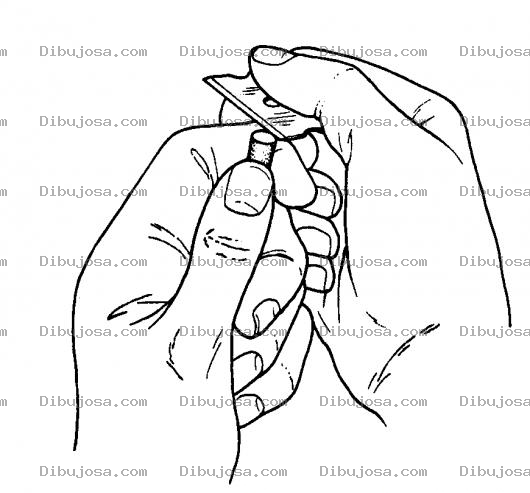 Dibujo para colorear Colorear Maquina De Afeitar Antigua