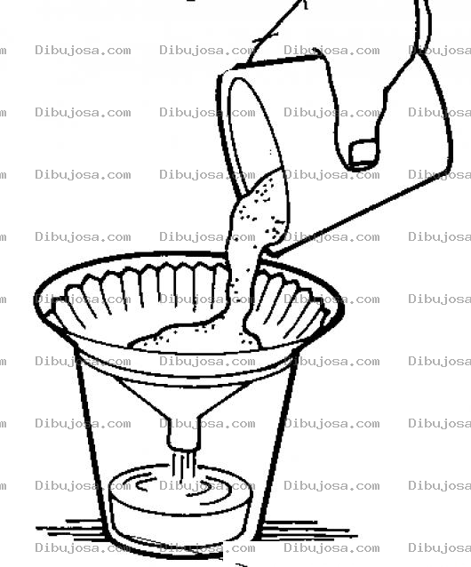 Dibujo para colorear Dibujo De Un Embudo Para Pintar Y Colorear