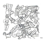 Dibujo para colorear Dibujo Maya 2012 Para Pintar Y Colorear