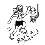 Dibujo para colorear Barcamadrid Equipo De Basquetbol De Guatemala Para Colorear