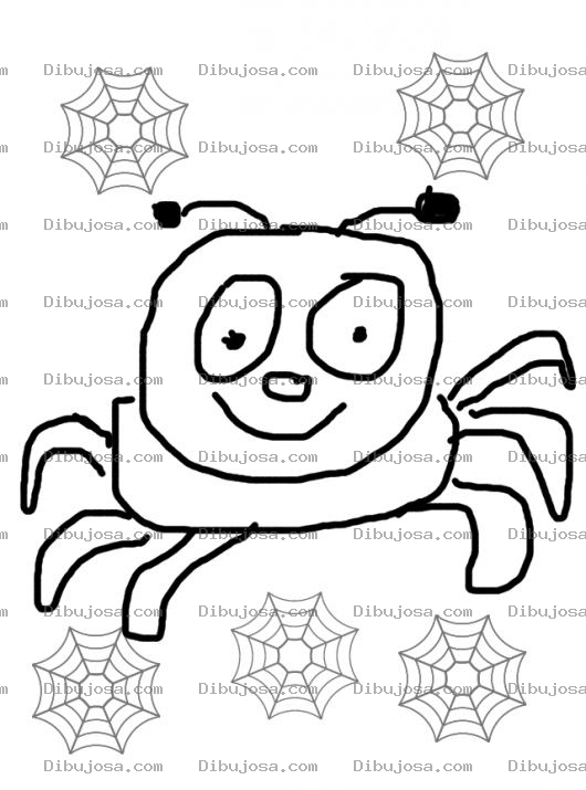Dibujo para colorear Colorear Arana