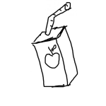 Dibujo para colorear Colorear Jugo De Manzana