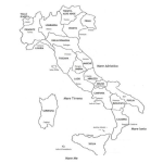 Dibujo para colorear Mapa De Italia Para Pintar Y Colorea Mapadeitaliar