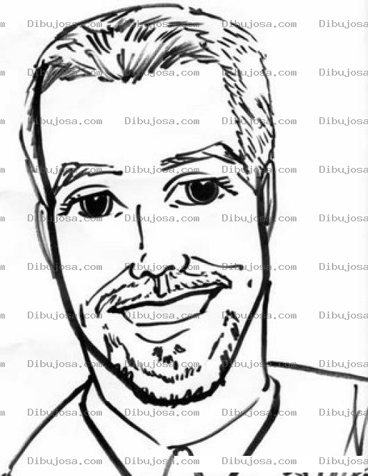 Dibujo para colorear Colorear Hombre Con Barba De Candado