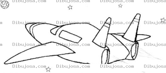 Dibujo para colorear Dibujo De Nave Espacial Para Colorear