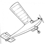Dibujo para colorear Dibujo De Avioneta Despegando Para Pintar Y Colorear