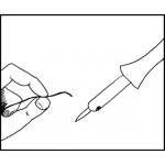 Dibujo para colorear Dibujo De Hombre Soldando Con Estano Y Cautin Para Colorear