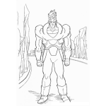Dibujo para colorear Dibujo De Super Heroe Rubio