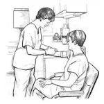 Dibujo para colorear Examen De Sangre Para Colorear