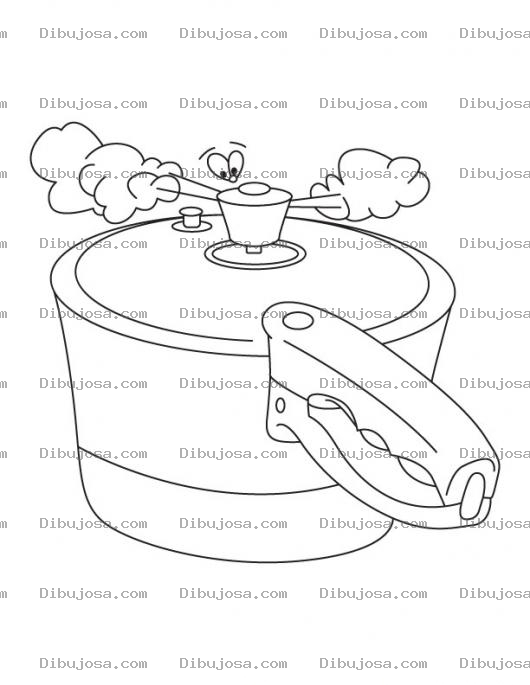Dibujo para colorear Colorear Olla De Presion