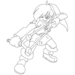 Dibujo para colorear Colorear Zelda