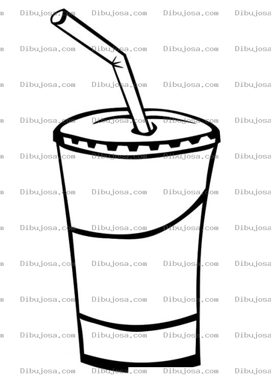 Dibujo para colorear Colorear Milk Shake