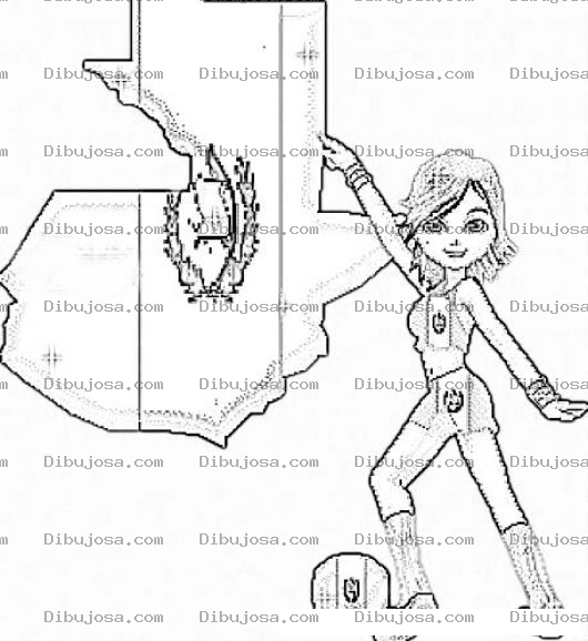 Dibujo para colorear Colorear Chica De Guatemala