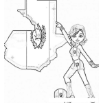 Dibujo para colorear Colorear Chica De Guatemala