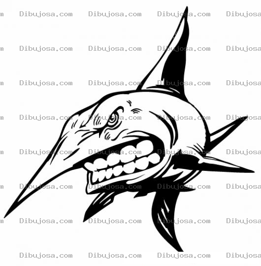 Dibujo para colorear Dibujo De Pez Espada Para Colorear