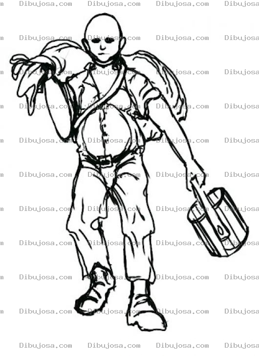 Dibujo para colorear Trabajador Del Campo Para Colorear