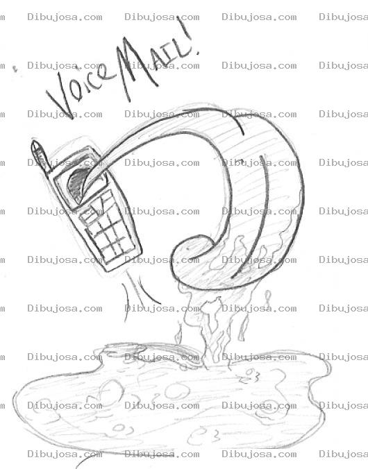 Dibujo para colorear Celular Con Lengua Para Colorear