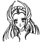 Dibujo para colorear Cara De Shera Para Pintar Y Colorear Dibujo De She-ra Shira Chira