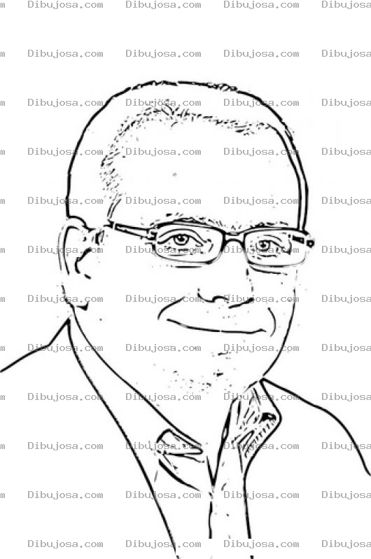 Dibujo para colorear Cara De Empleado Honesto Para Pintar Y Colorear